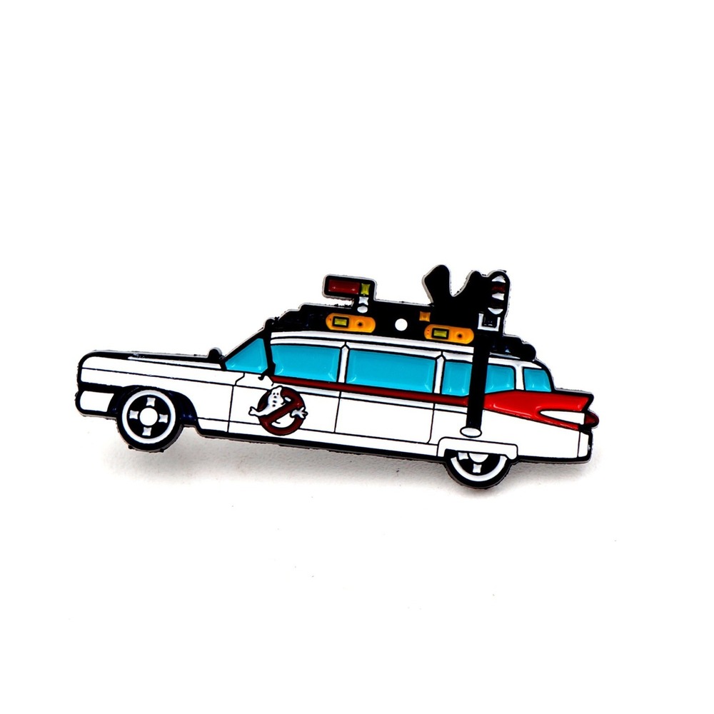 Ghostbusters Ecto-1 Enamel Pin Retro Nostalgia Accessory 1959 Cadillac Movie Car